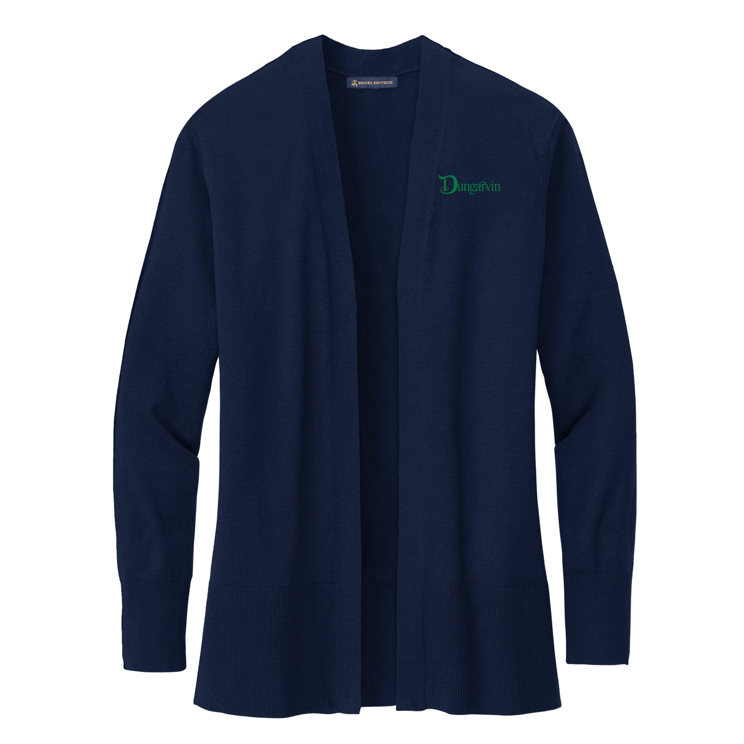 Ladies Brooks Brothers® Cotton Stretch Long Cardigan Sweater