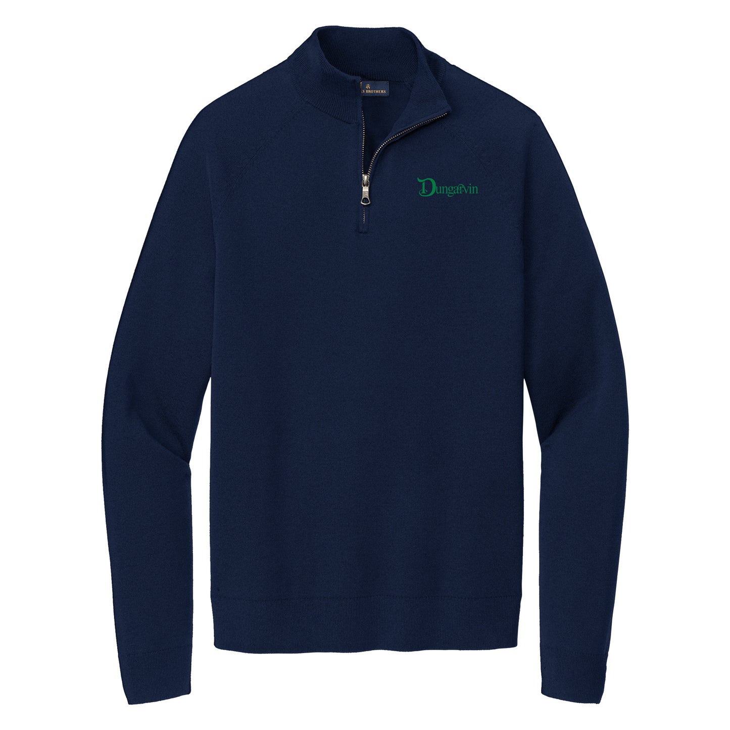 Men's Brooks Brothers® Cotton Stretch 1/4-Zip Sweater