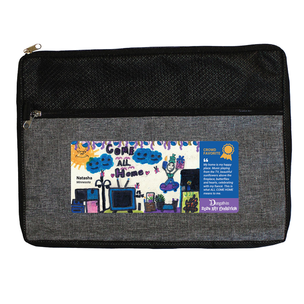 Double Zipper Accessory Bag