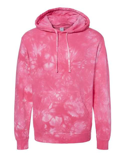 Tie-Dyed Hooded Sweatshirt