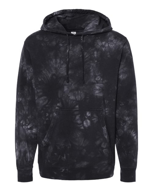 Tie-Dyed Hooded Sweatshirt