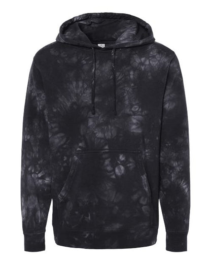 Tie-Dyed Hooded Sweatshirt