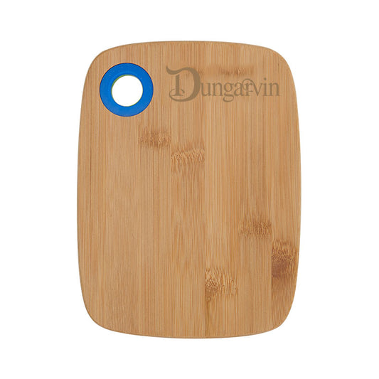 Small Bamboo Cutting Board with Silicone Ring