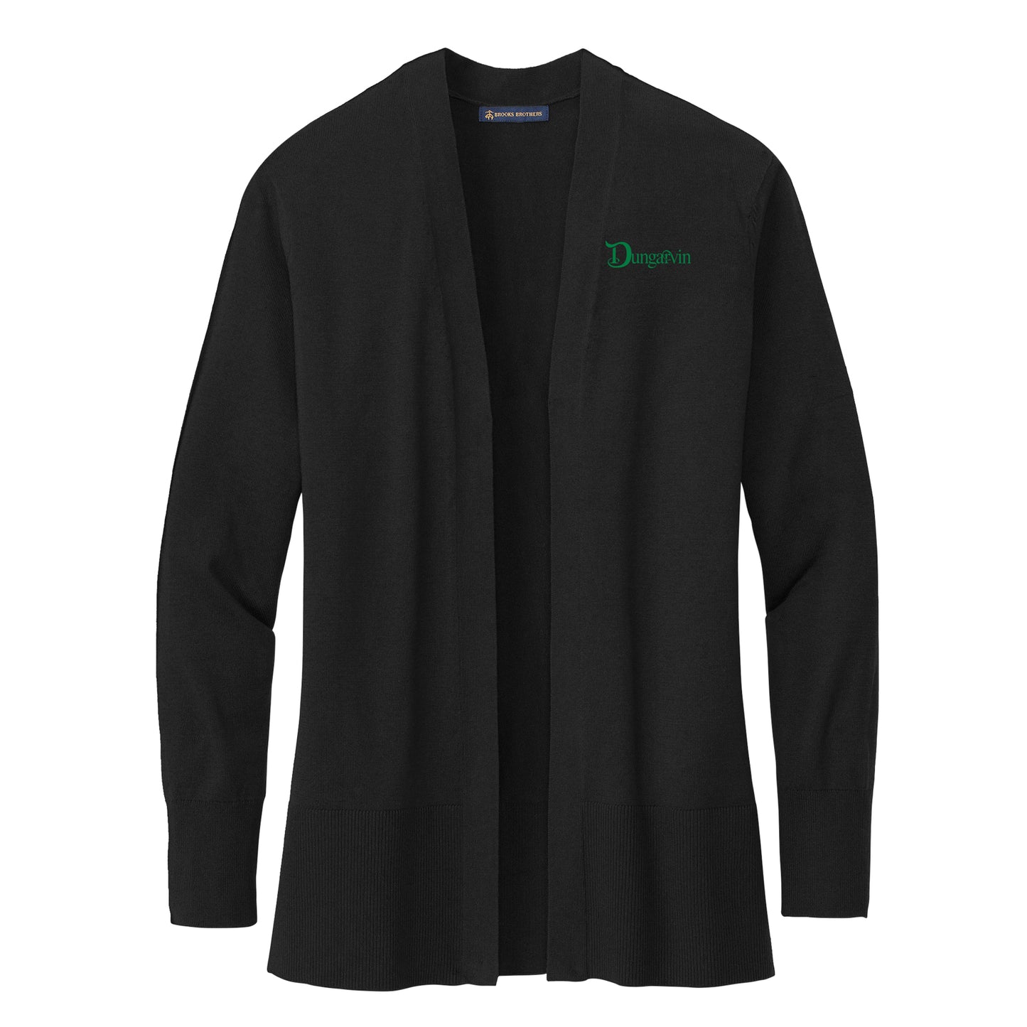 Ladies Brooks Brothers® Cotton Stretch Long Cardigan Sweater