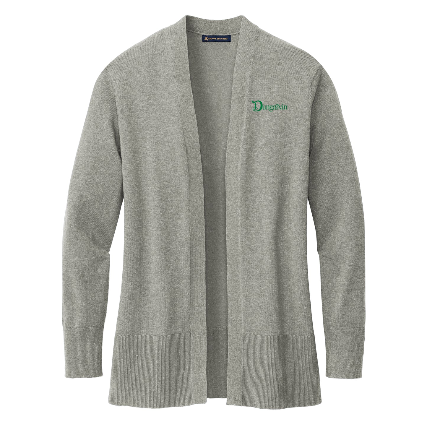 Ladies Brooks Brothers® Cotton Stretch Long Cardigan Sweater