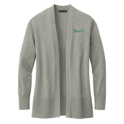 Ladies Brooks Brothers® Cotton Stretch Long Cardigan Sweater