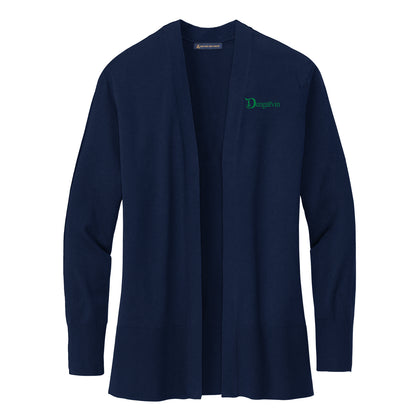 Ladies Brooks Brothers® Cotton Stretch Long Cardigan Sweater