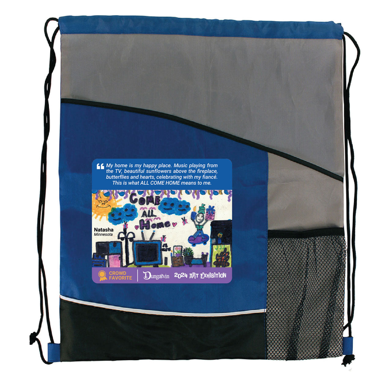 Varsity Drawstring Backpack