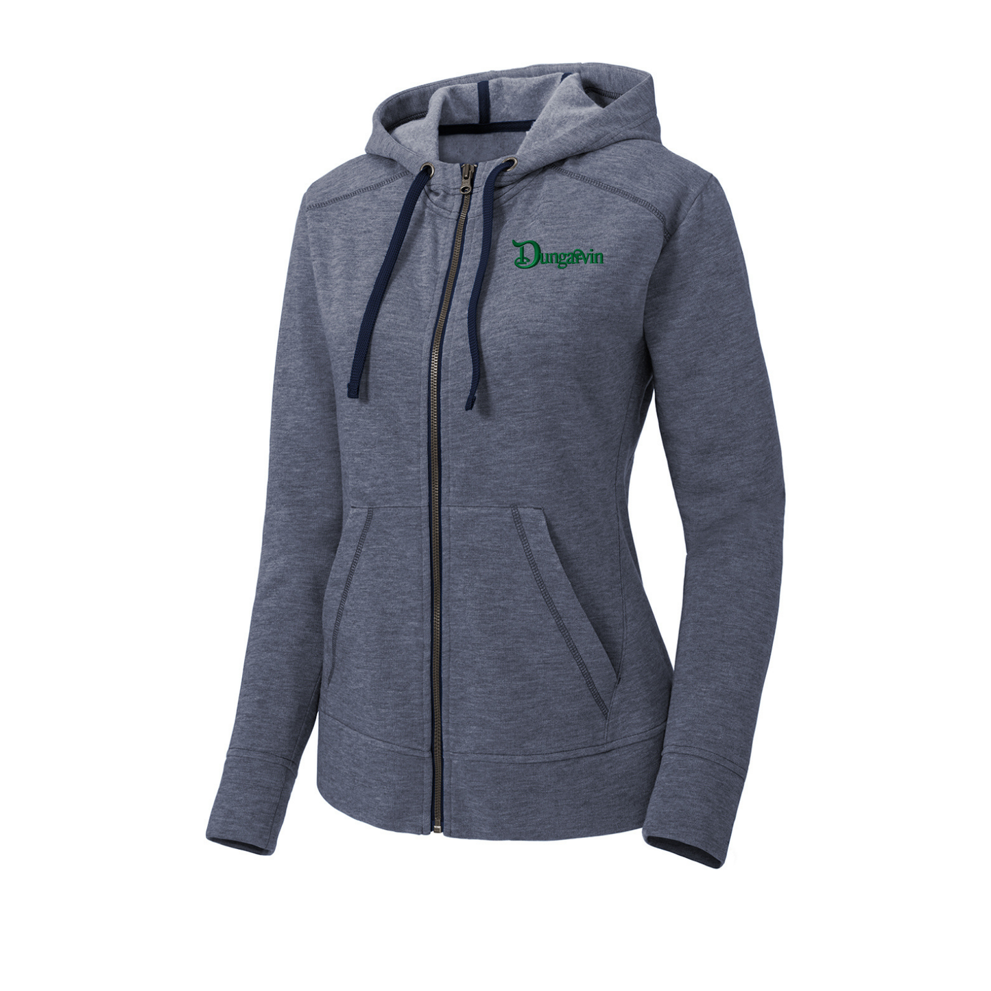 Sport-Tek® Women's PosiCharge® Tri-Blend Wicking Fleece Full-Zip Hooded Jacket
