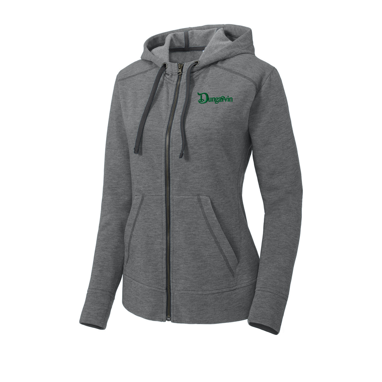 Sport-Tek® Women's PosiCharge® Tri-Blend Wicking Fleece Full-Zip Hooded Jacket