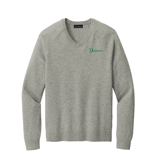 Men's Brooks Brothers® Cotton Stretch V-Neck Sweater