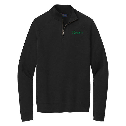 Men's Brooks Brothers® Cotton Stretch 1/4-Zip Sweater