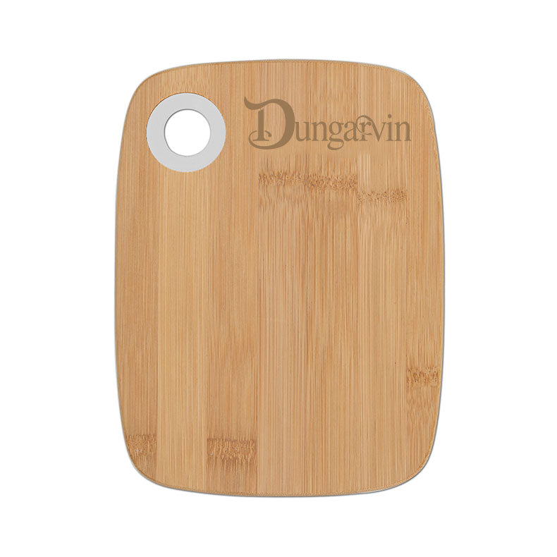 Small Bamboo Cutting Board with Silicone Ring