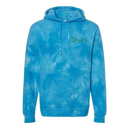 Tie-Dyed Hooded Sweatshirt