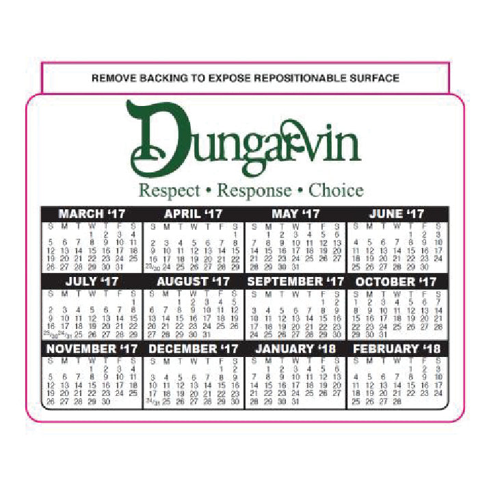 Reposition-able Laptop Calendar