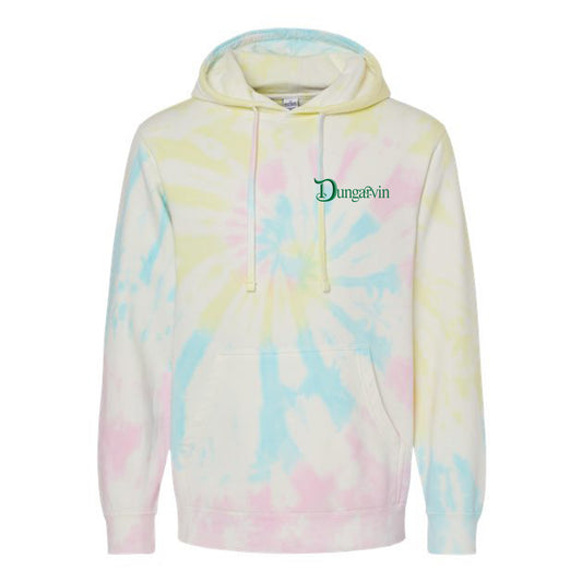 Tie-Dyed Hooded Sweatshirt